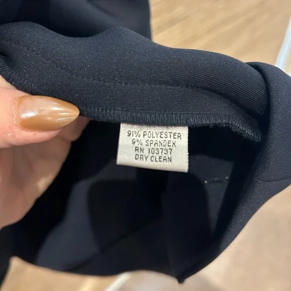 Anthropologie Ali Ro Navy Fit and Flare Pleated Dress Size 6 Ravine Flared Dress - Picture 7 of 9